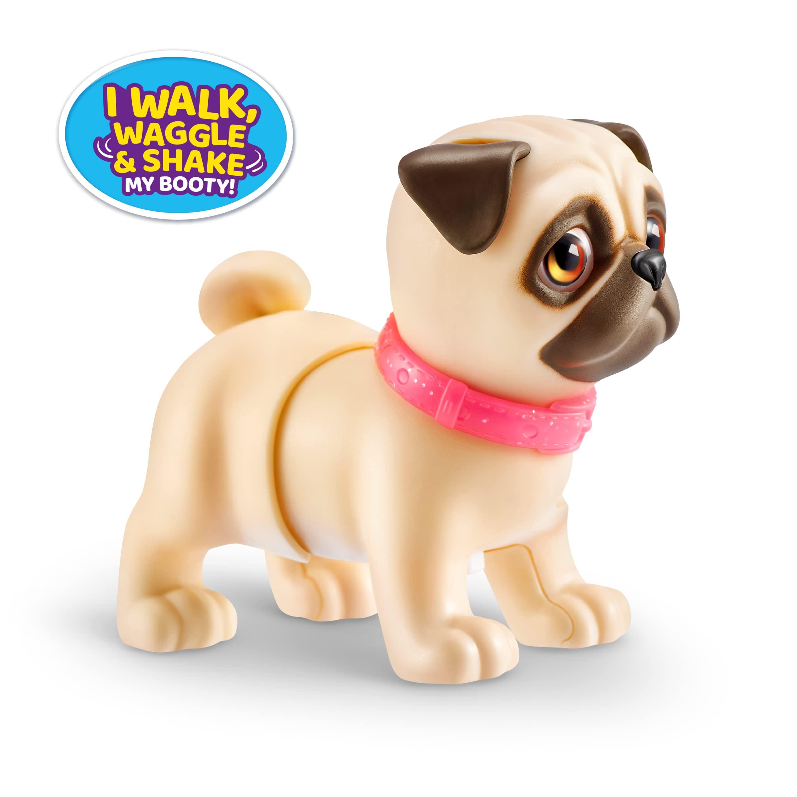 Pets Alive Pets Alive Booty Shakin\' Pups (Corgi & Pug) by ZURU, Interactive Mini Dog Toys That Walk, Waggle, and Booty Shake, Electronic Puppy Toy for Kids and Girls (2 Pack)
