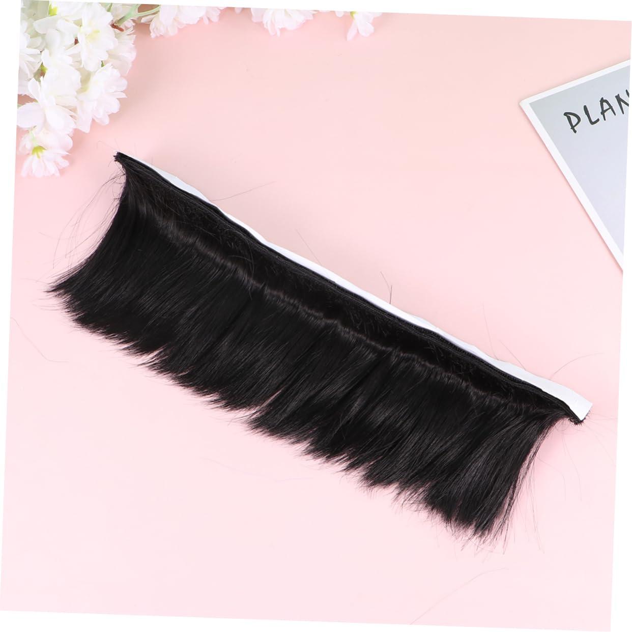 OFFSCH OFFSCH Cockscomb Wig Kids Helmet Mohawk Short Hair Wig Mohawk Wig Party Adhesive Wig Motorcycle Mohawk Accessory Bike Helmet Mohawk Helmet Accessories Kids Decor Prom Child Hair Piece