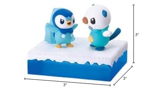 Re-Ment Re-Ment Pokemon Piplup on Ice Miniature Figures (Piplup & Oshawott)
