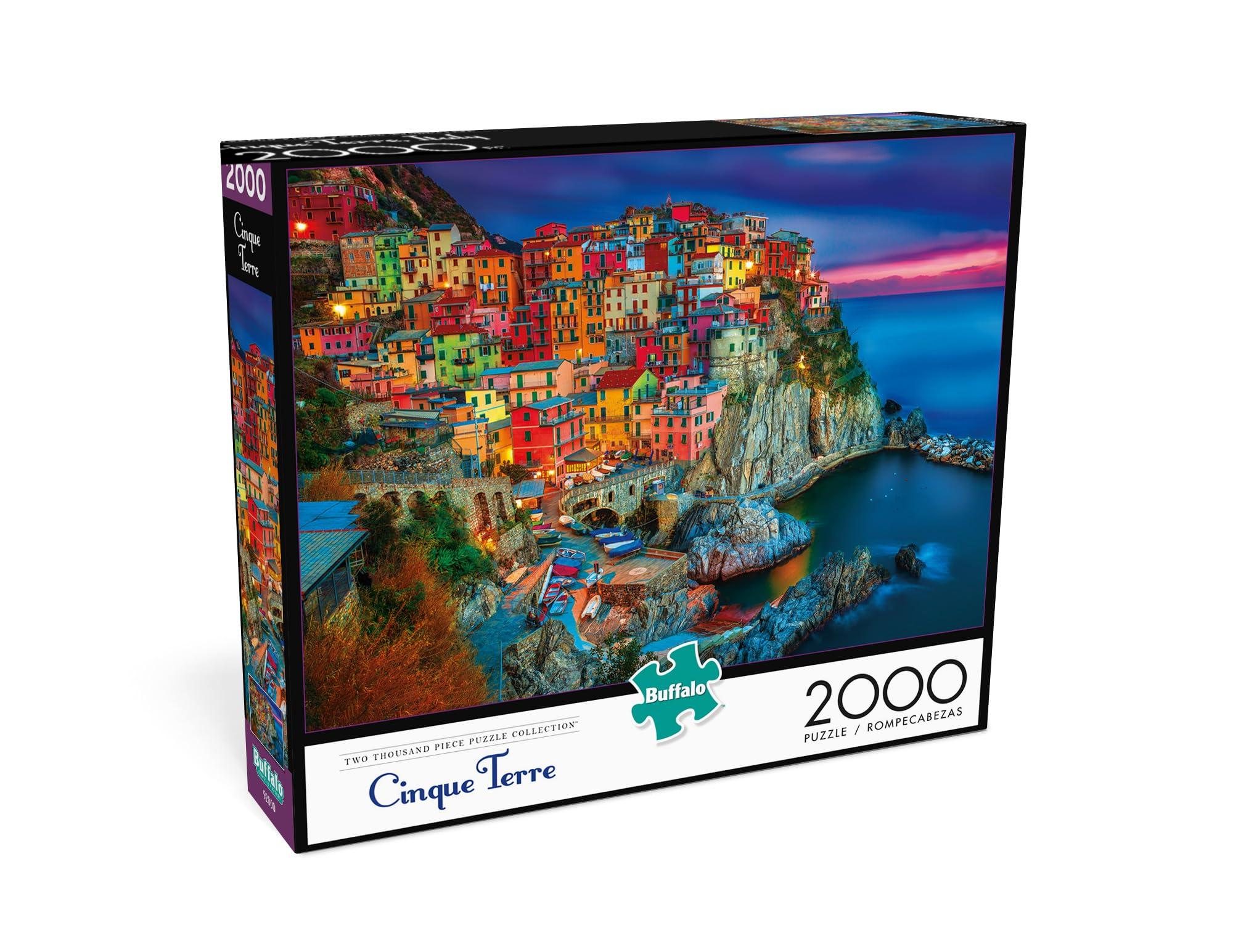 Buffalo Games Buffalo Games - Cinque Terre - 2000 Piece Jigsaw Puzzle, Suitable for 14-15 year olds