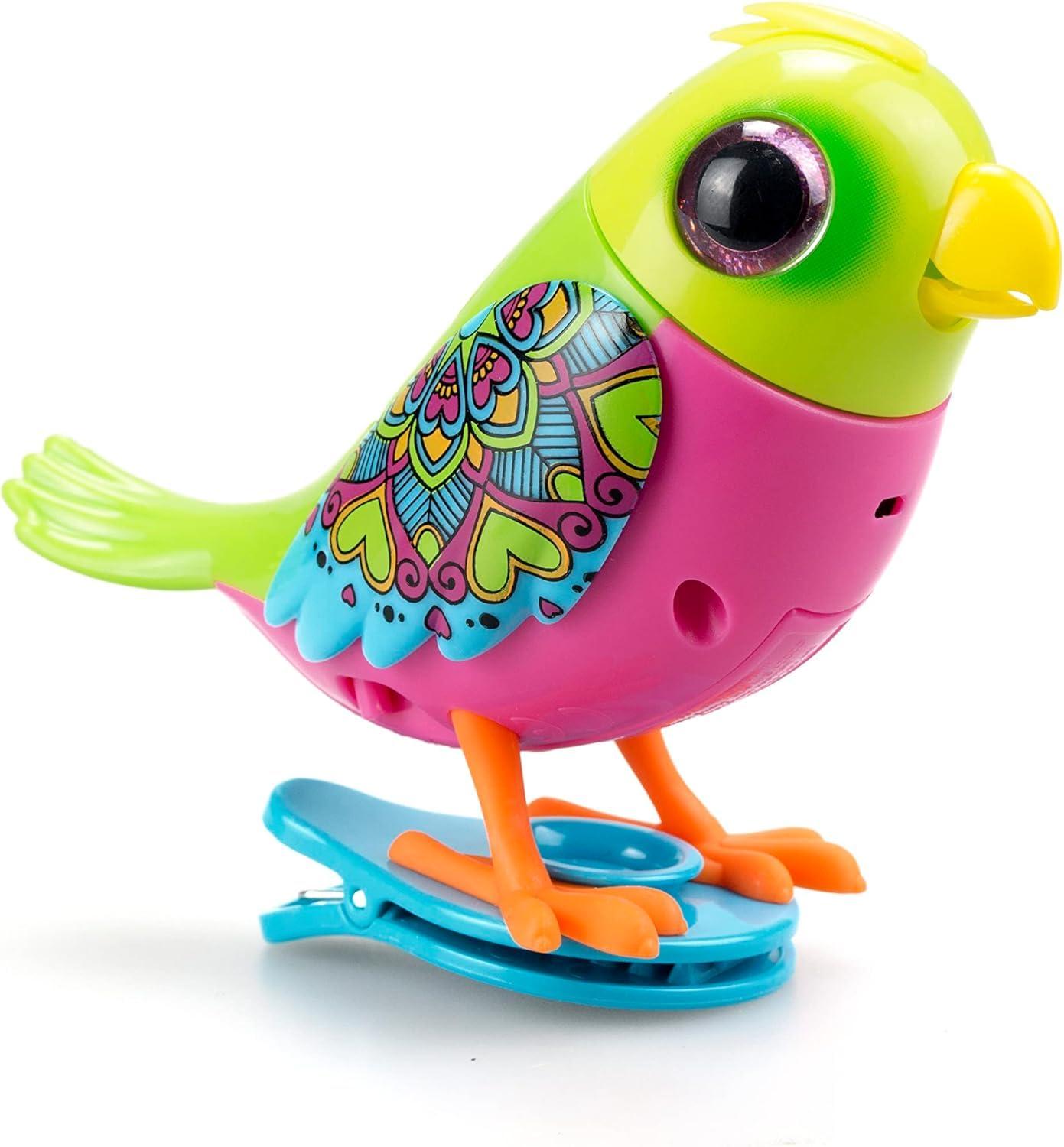 Silverlit Silverlit Digibirds- Interactive Love Bird, Green Small