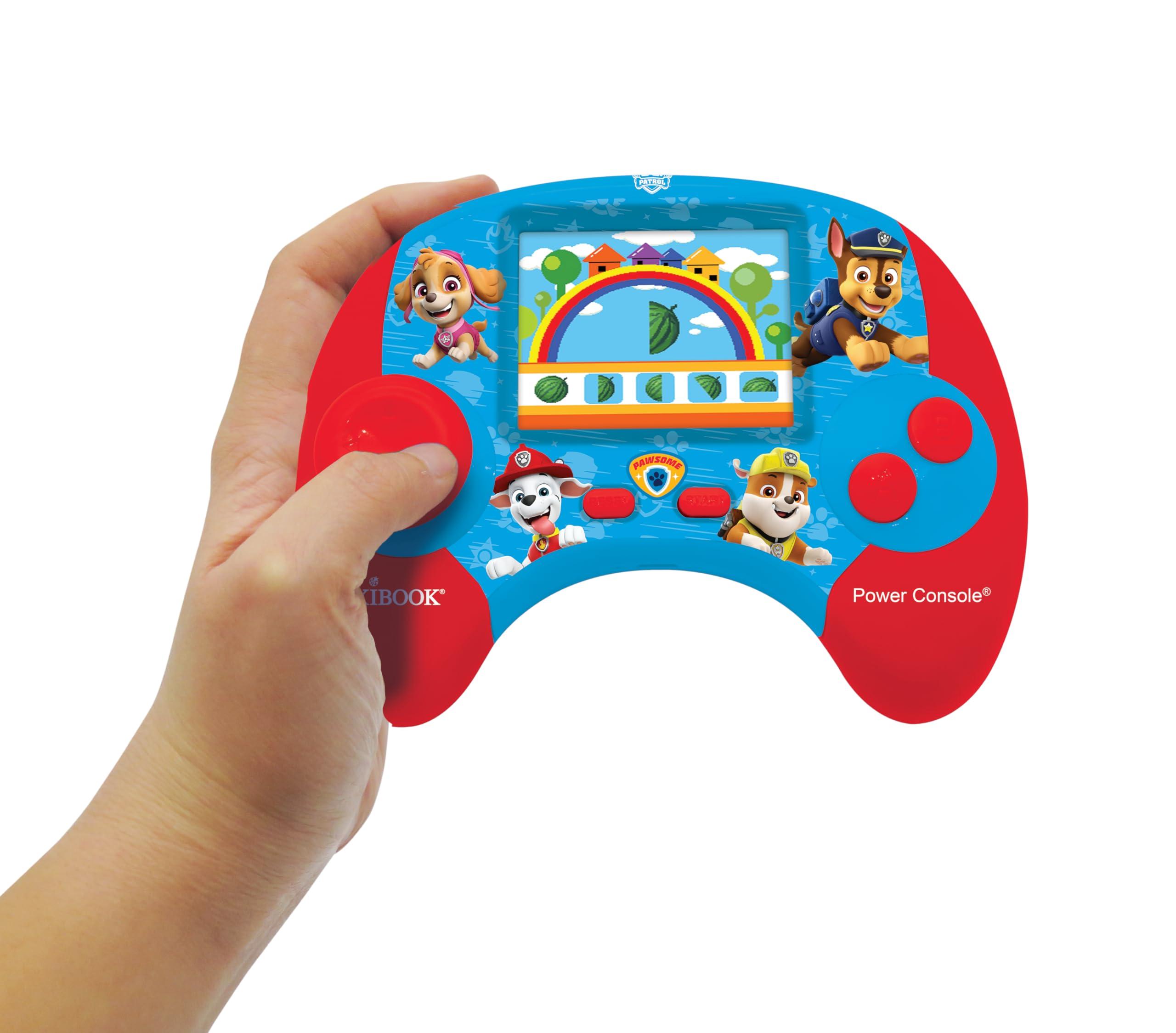 LEXiBOOK Lexibook, Paw Patrol, Power Console, Bilingual French/English Educational Game Console with 100 Activities, JCG100PAi1, Blue/Red