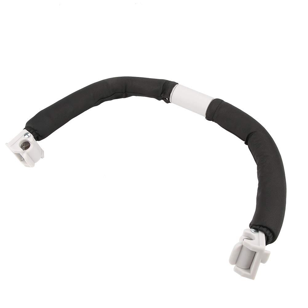 CDQL CDQL Baby Stroller Handle, Cozy Stroll Handle Adjustable Baby Stroller Handle Handlebar Armrest Bumper Bar for Most Baby Strollers (Black)