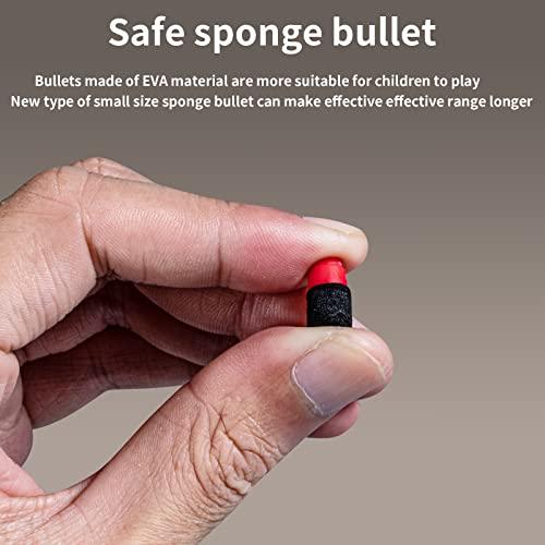 Tehoosen Revolver Toy,Extended Barrel,Can fire Soft Bullets,Water Gel Beads,Digital Shooting Targets with Foam Dart Toy Shooting Blaster,Toys for Kid Boys Girls,Compatible