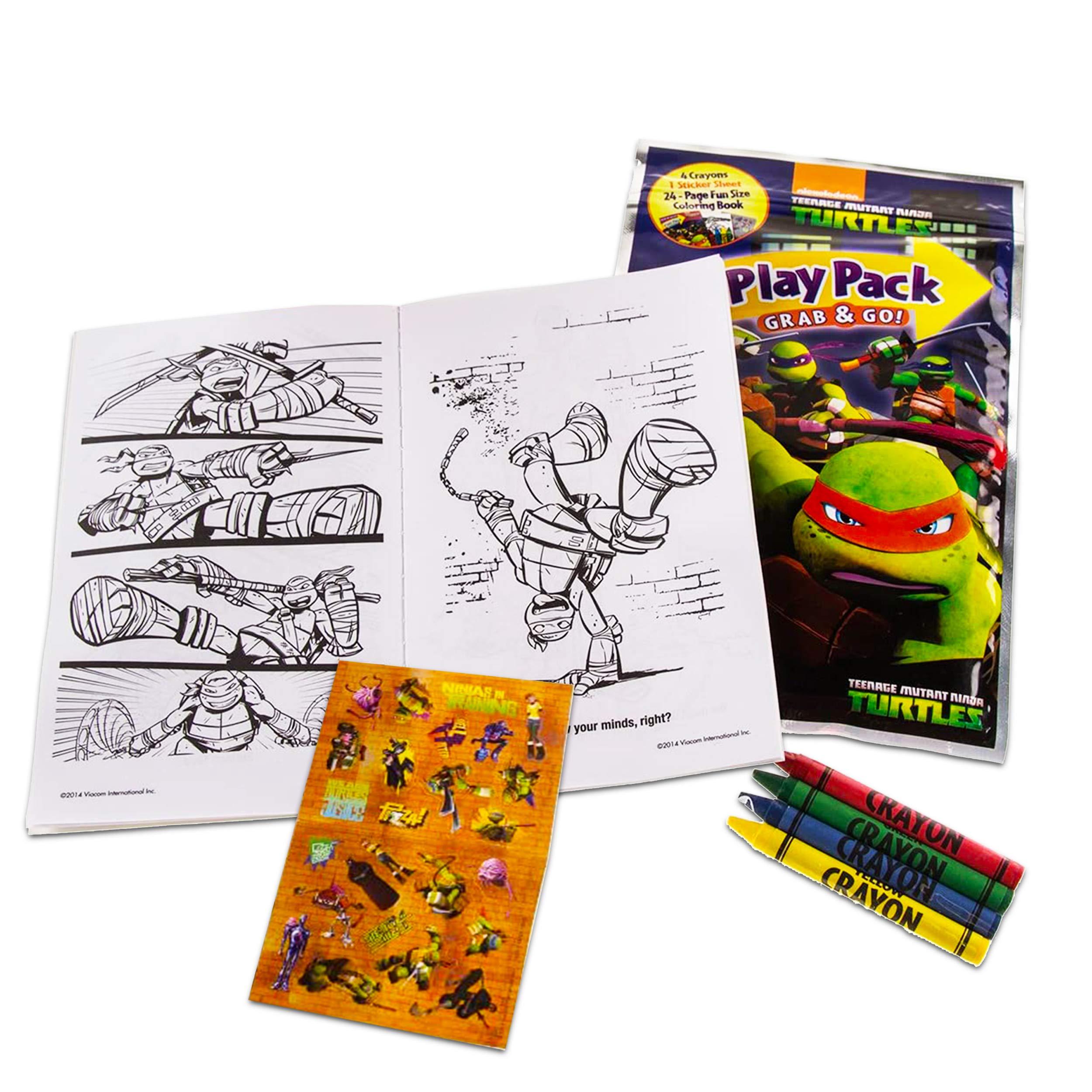 Teenage Mutant Ninja Turtles Teenage Mutant Ninja Turtles Coloring and Activity Book Set with Stickers (3 TMNT Coloring and Activity Books, Over 30 Stickers)