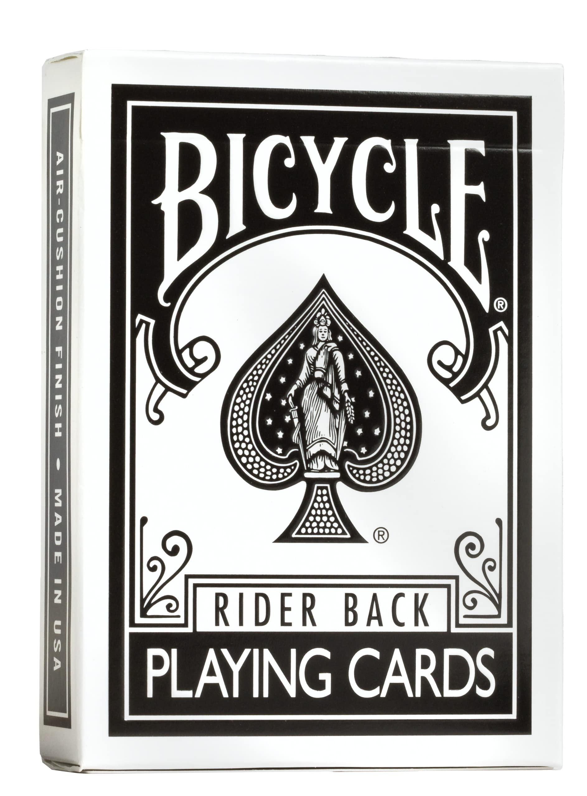 Bicycle Bicycle Signature Series Playing Cards Deck, 1 Deck of Black Playing Cards, Thin Crushed, Special Edition