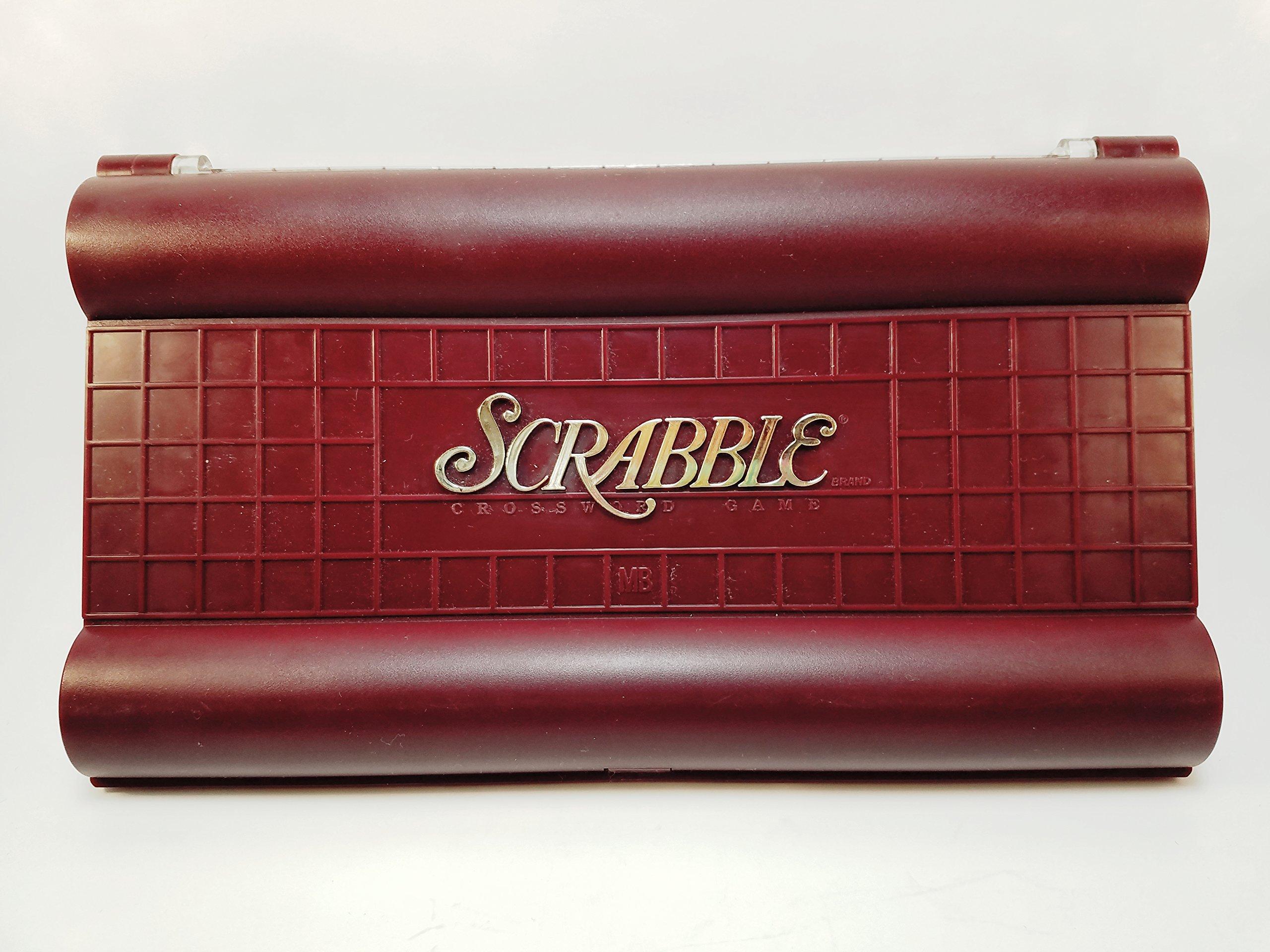 Scrabble Deluxe Travel Edition Scrabble Crossword Game, Deluxe Travel Edition