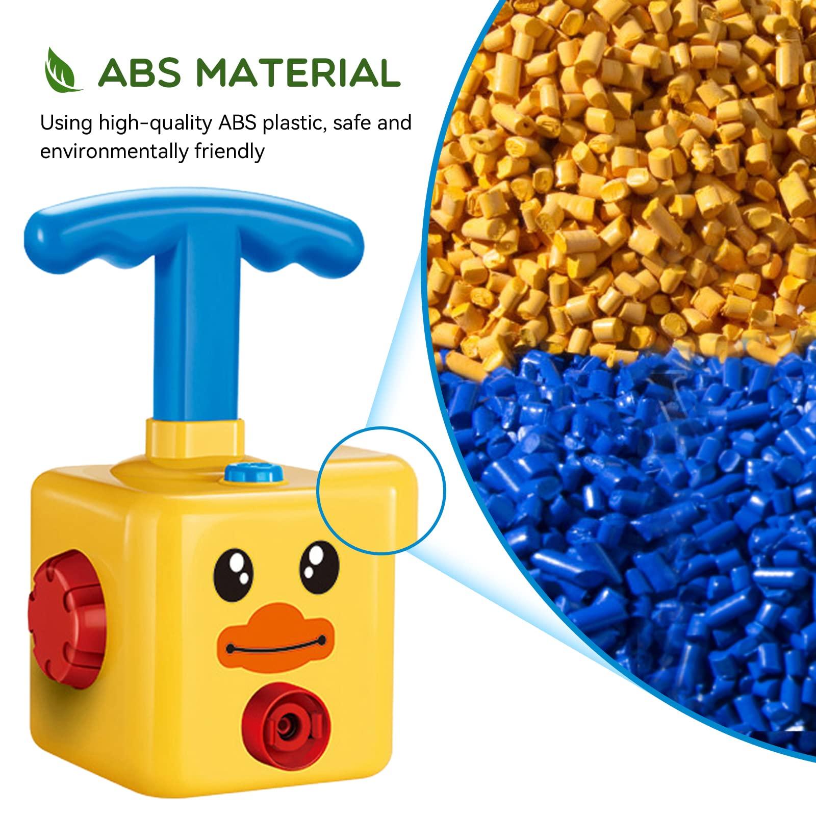 PZJDSR PZJDSR Balloon Launcher Car Toy Set Balloon Powered Car Racers Kit with Pump Rocket Balloons Gift for Kids Above 3 Years Old(yellow)