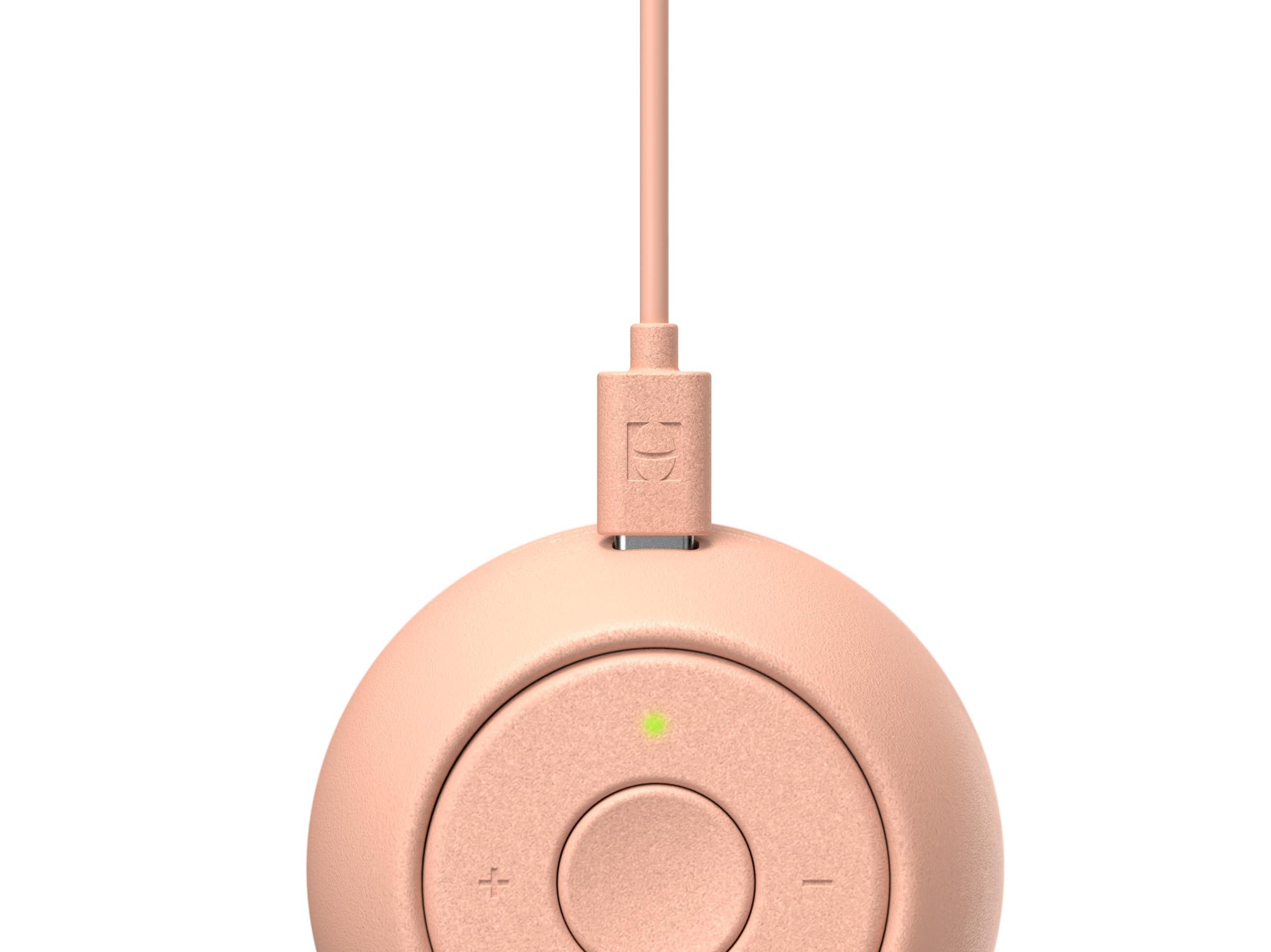 Hatch Baby Hatch Rest Go | Portable Sound Machine for Babies and Kids | Sleep Soother | 10 Soothing Sounds | White Noise | Shush | Travel | Registry Gift | Baby Shower | Clips on Stroller | Peach