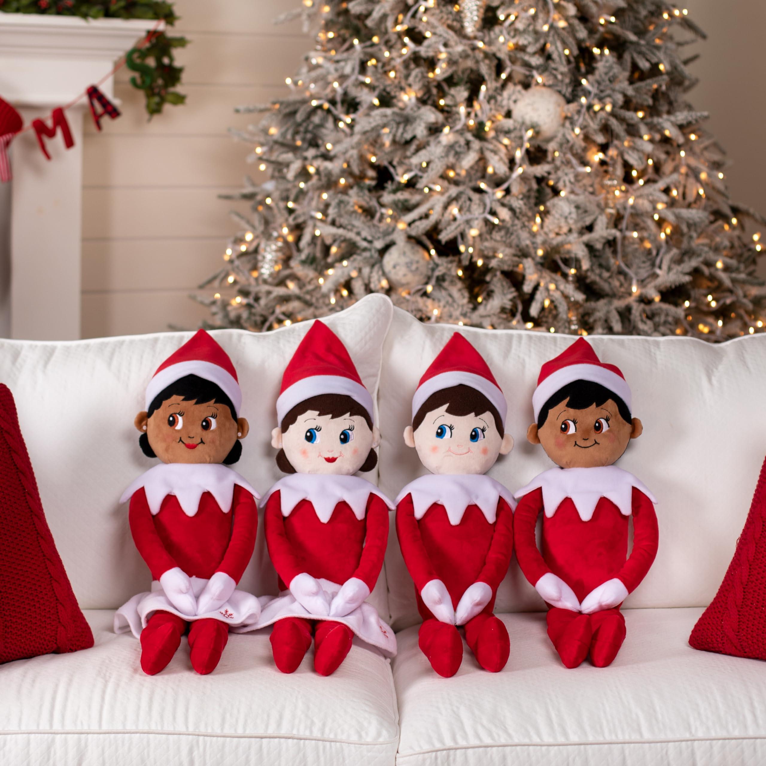 The Elf on the Shelf The Elf on the Shelf Plushee Pals 27 in Huggable Blue Eyed boy,Stuffed Plush Toy