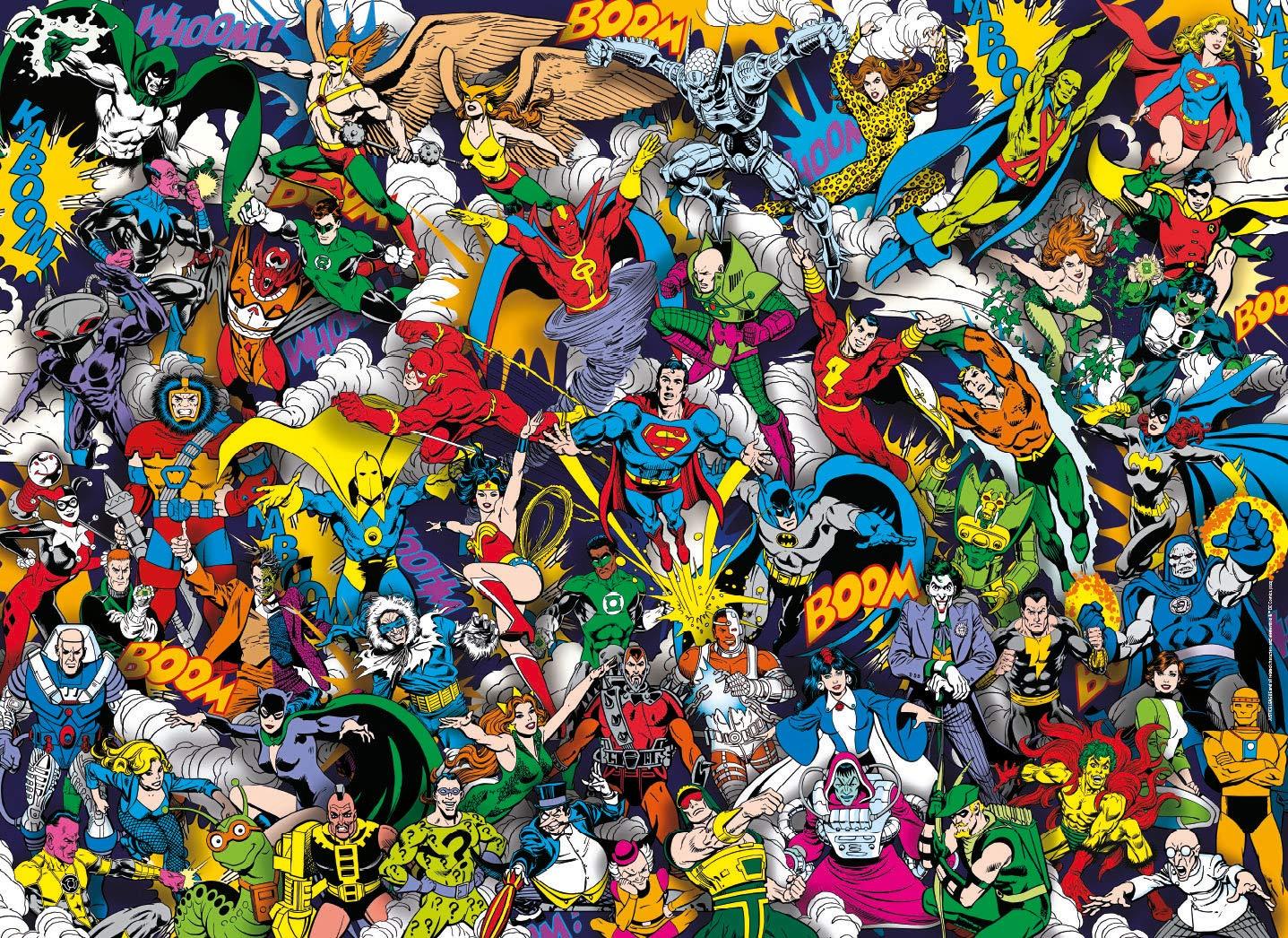 Clementoni Clementoni Justice League DC Comics Jigsaw Puzzle, 1000 Pieces, Multicolored, One Size, 39599