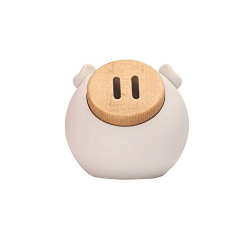 hehe Piggy Bank, Coin Bank, Coin Counter for Kids,for Decoration Or As Gift On Christmas, Pink/Beige-Beige||L