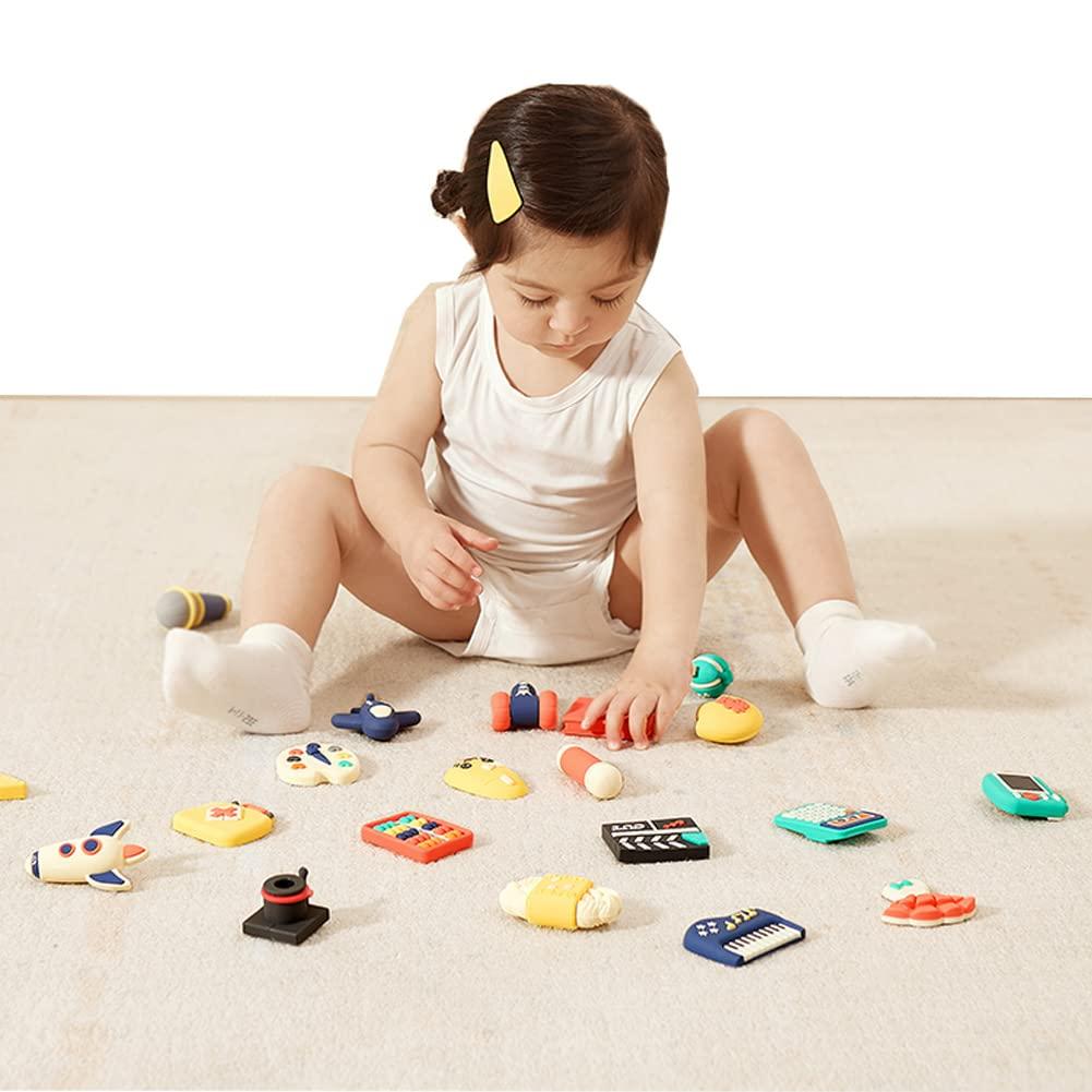 GCJP Zhuazhou Zhuajiu Set Baby Items Chinese Traditional Baby Gifts 1 Year Old Birthday Set Chinese Toys for Kids Babies Girls Boys (Girl)