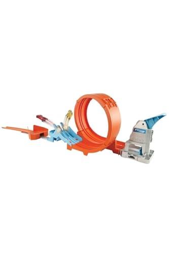 Hot Wheels Hot Wheels Toy Car Track Set Loop Stunt Champion, Dual-Track Loop with Double-Car Launcher, Side-by-Side Racing, includes 1 Toy Car in 1:64 Scale
