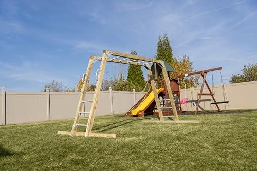 Jack and June Jack and June DIY Monkey Bars Kit Heavy Duty and Durable Do It Yourself UV-Resistant Outdoor Fun for Kids