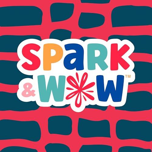 SPARK & WOW SPARK & WOW Triceratops Activity Wall Panels - Ages 18m+ - Montessori Sensory Toy - 8 Activities - Busy Board - Toddler Room Dcor