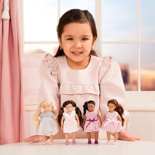 Lori Lori 4 Mini Dolls 6-inch Fashion Dolls Dresses & Shoes Toys for Kids 3 Years + Fashion Friends: Nina, Amaya, Chen & Flora