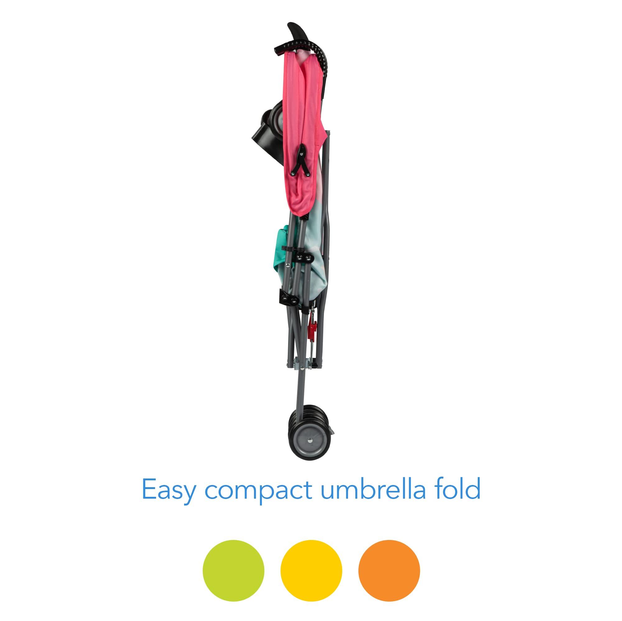 Cosco Cosco Character Umbrella Stroller, Easy to Store Anywhere with its Compact Umbrella fold, Pink Flamingo