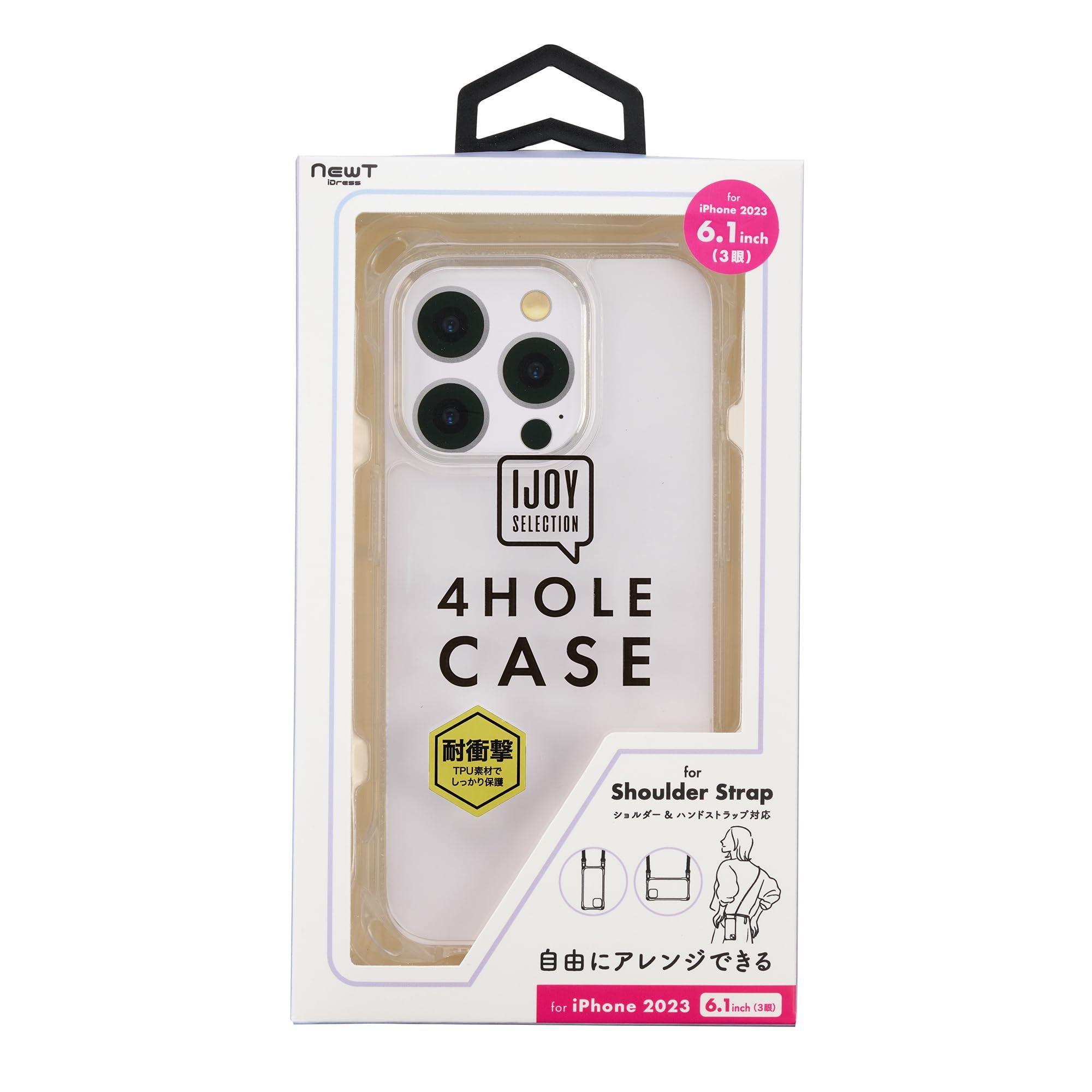 (Suncrest) Suncrest i37RiJS01 iP15Pro Newt 4 Hole Case [Clear]