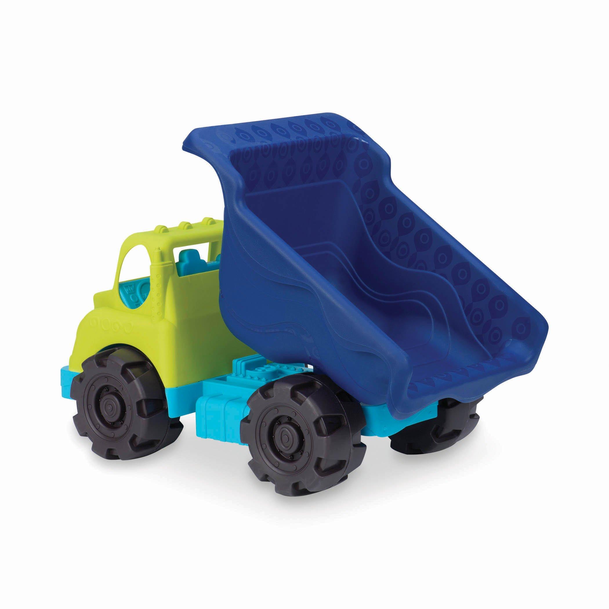 Branford LTD B. toys- Colossal Cruiser 20\" Sand Truck- Water & Sand Playset - Beach Dump Truck for kids- 18 months +