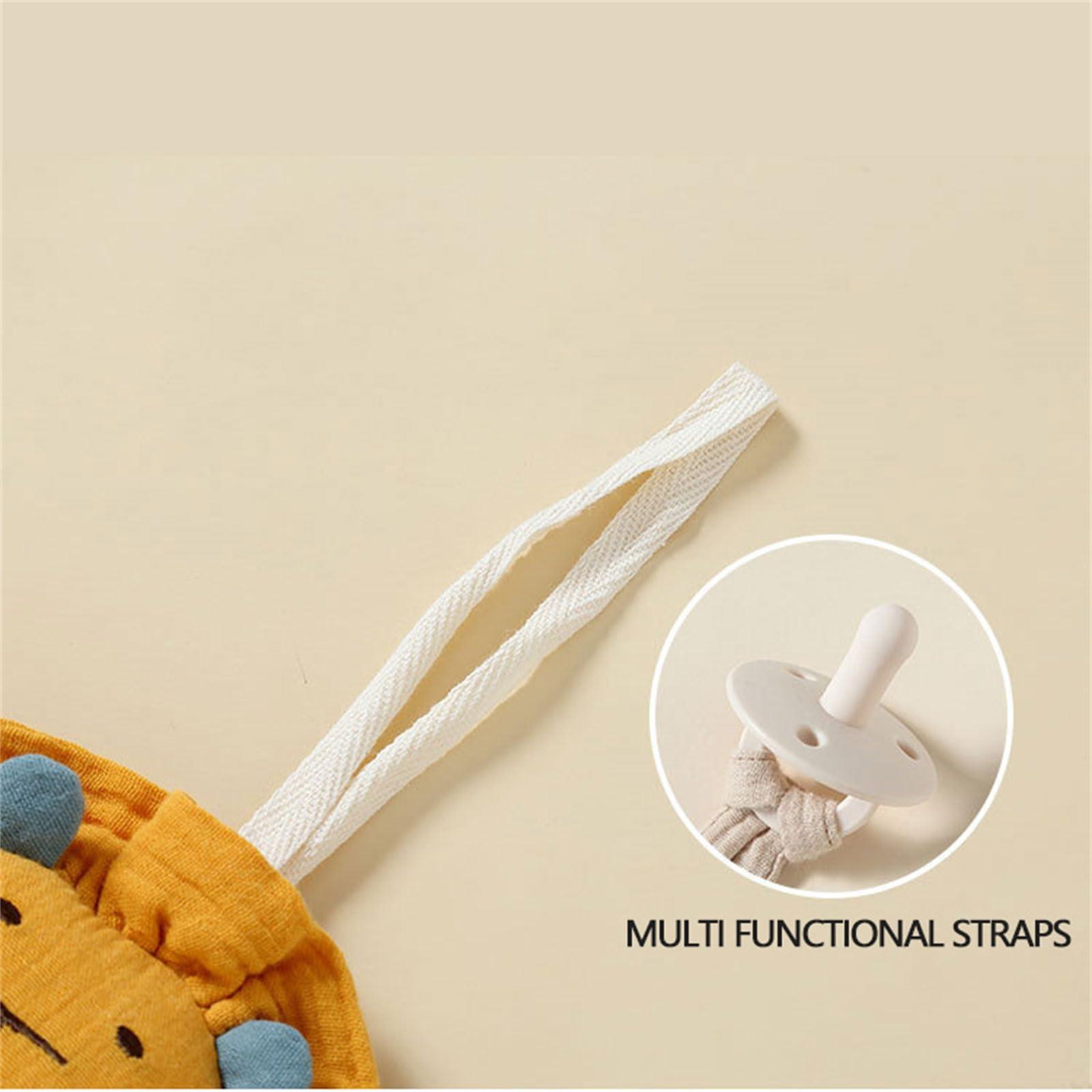 HOUNIIXIE Cartoon Newborn Soother Soothing Toy and Practical Pacifying Towel for Babies Provide Comfort and Security