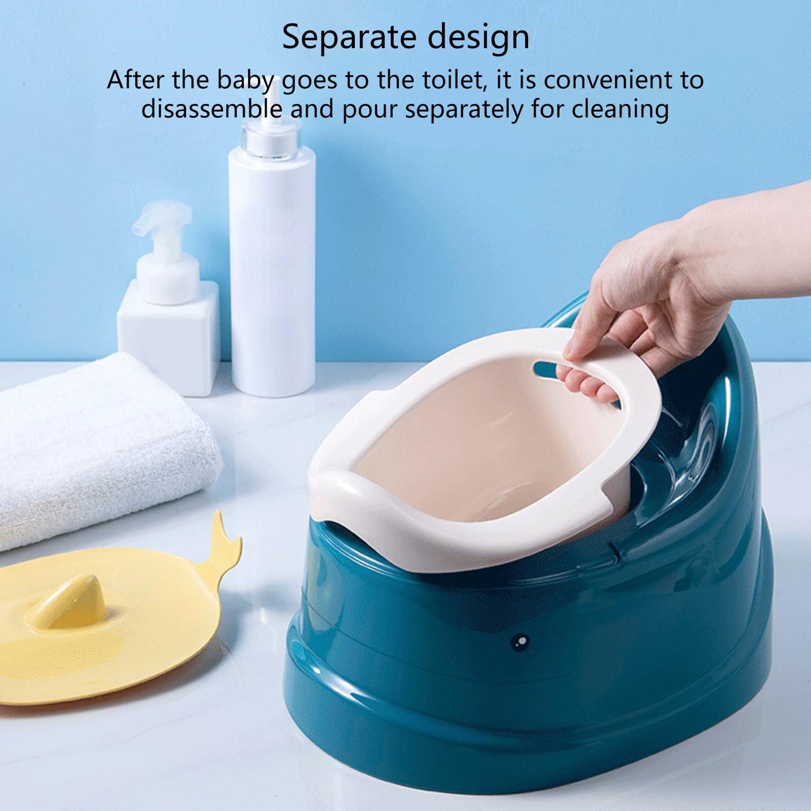 Psdndeww Toddler Toilet with Separating Potty Training Seat with Lid Splash Guard Toddler Training Toilet Lightweight