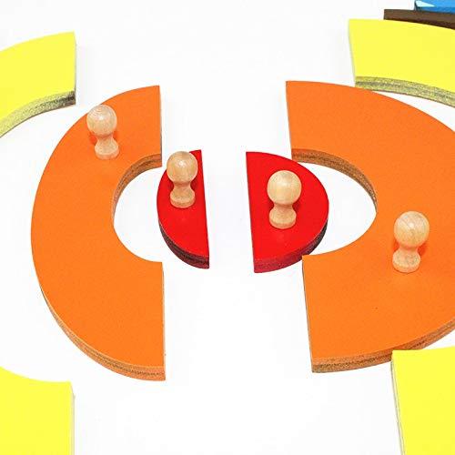 Danni Montessori Children Geography Teaching Aids Internal Structure of The Earth Panel Puzzle Crustal Core Kids Early Education Learn Toys