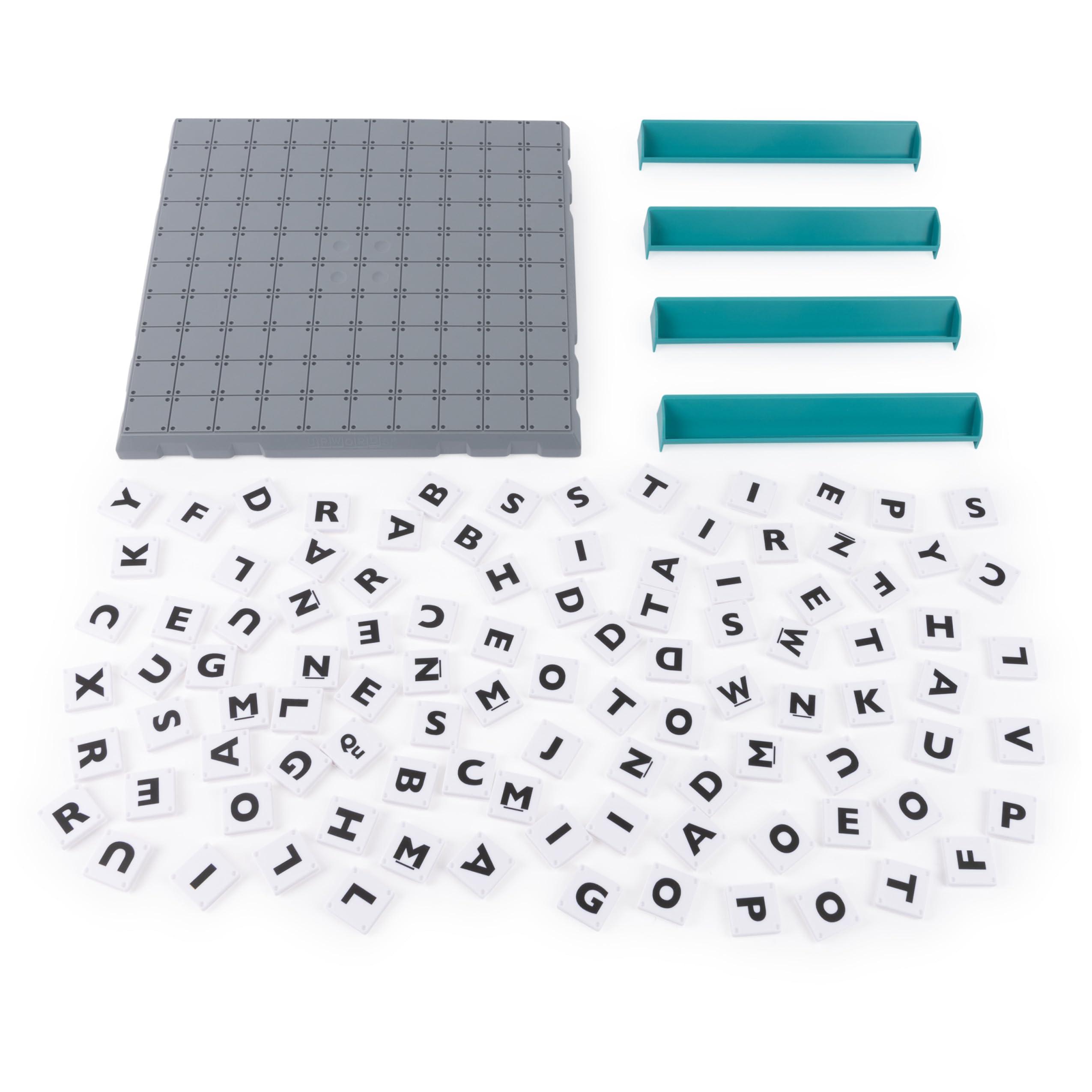 Spin Master Games Spin Master Games, Upwords, The Stackable Word Game: 2023 Edition, Includes Rotating Board & Letter Tiles, Classic Crossword Activity for Kids & Family, 3-6 Players, for Ages 8+