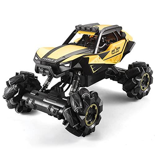 KAIKEA KAIKEA 1/16 Scale Lateral Drift RC Stunt Car, 2.4G High-Speed 4WD Off-Road Climbing RC Truck with Dual Motors, 360 Rotation All-Terrain Toys Vehicles