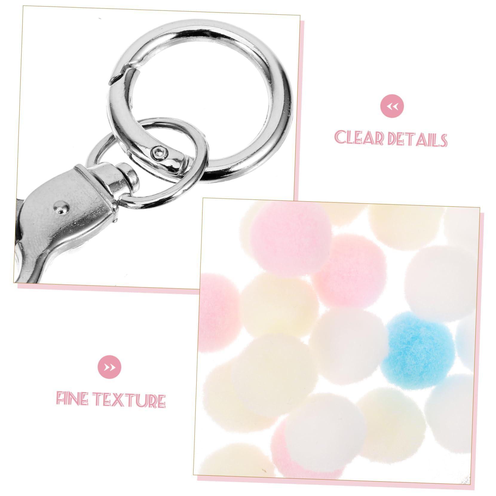 FELTECHELECTR FELTECHELECTR Doll Storage Bag with Keychain Display Case Portable Zipper Pouch for Figurines and Collectibles