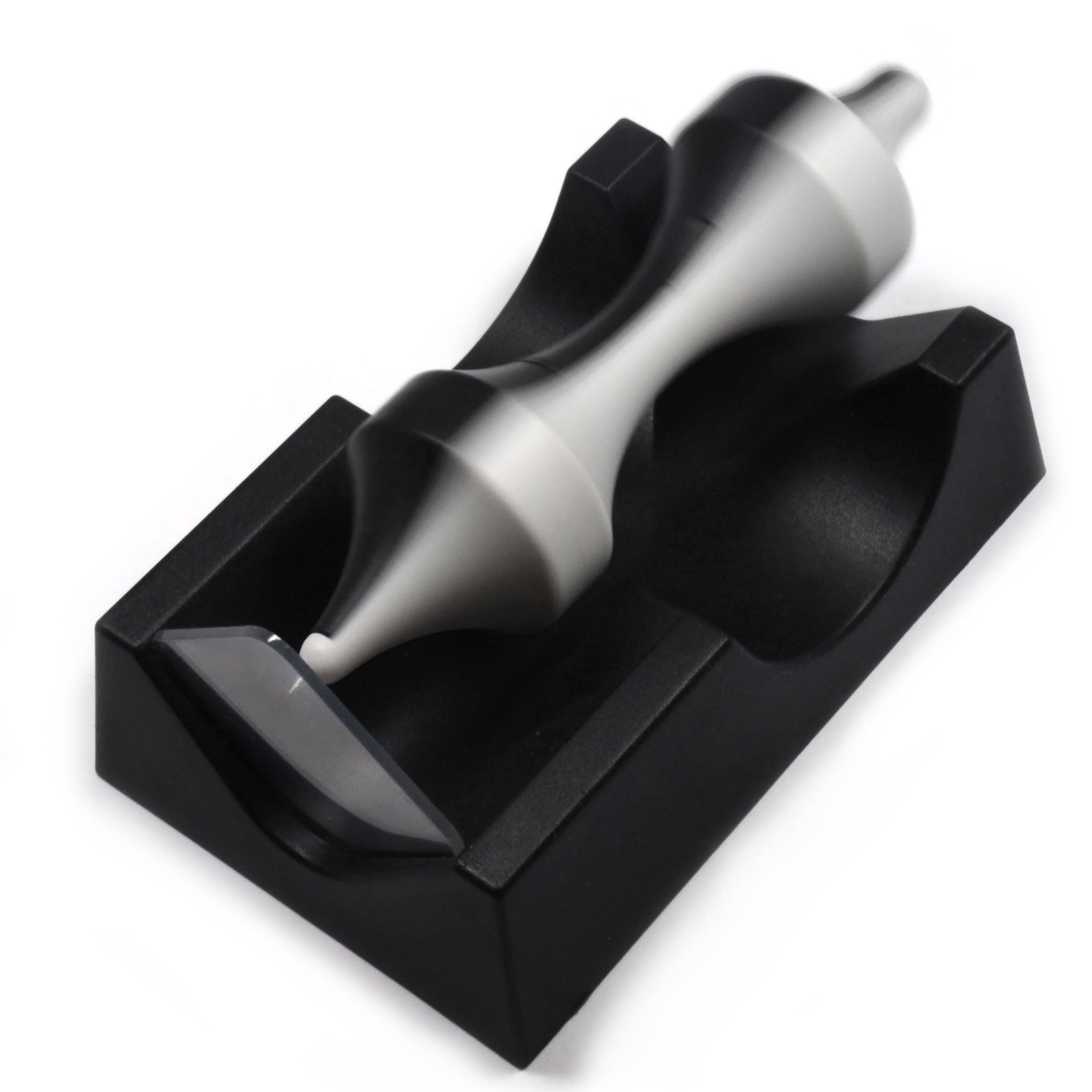 CMS MAGNETICS CMS Magnetics - Magic Levitating Spinning Top Spindle Fidget Toy for Office Desk or School Physics Display Demonstrating The Science Education of Magnetism, Creative Gift Idea for Adults and Kids