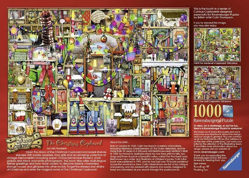 Ravensburger Ravensburger Craft Cupboard Puzzle - Premium 1000-Piece Jigsaw | Unique Softclick Technology | Perfect for Brain Game Enthusiasts | FSC-Certified for Sustainability