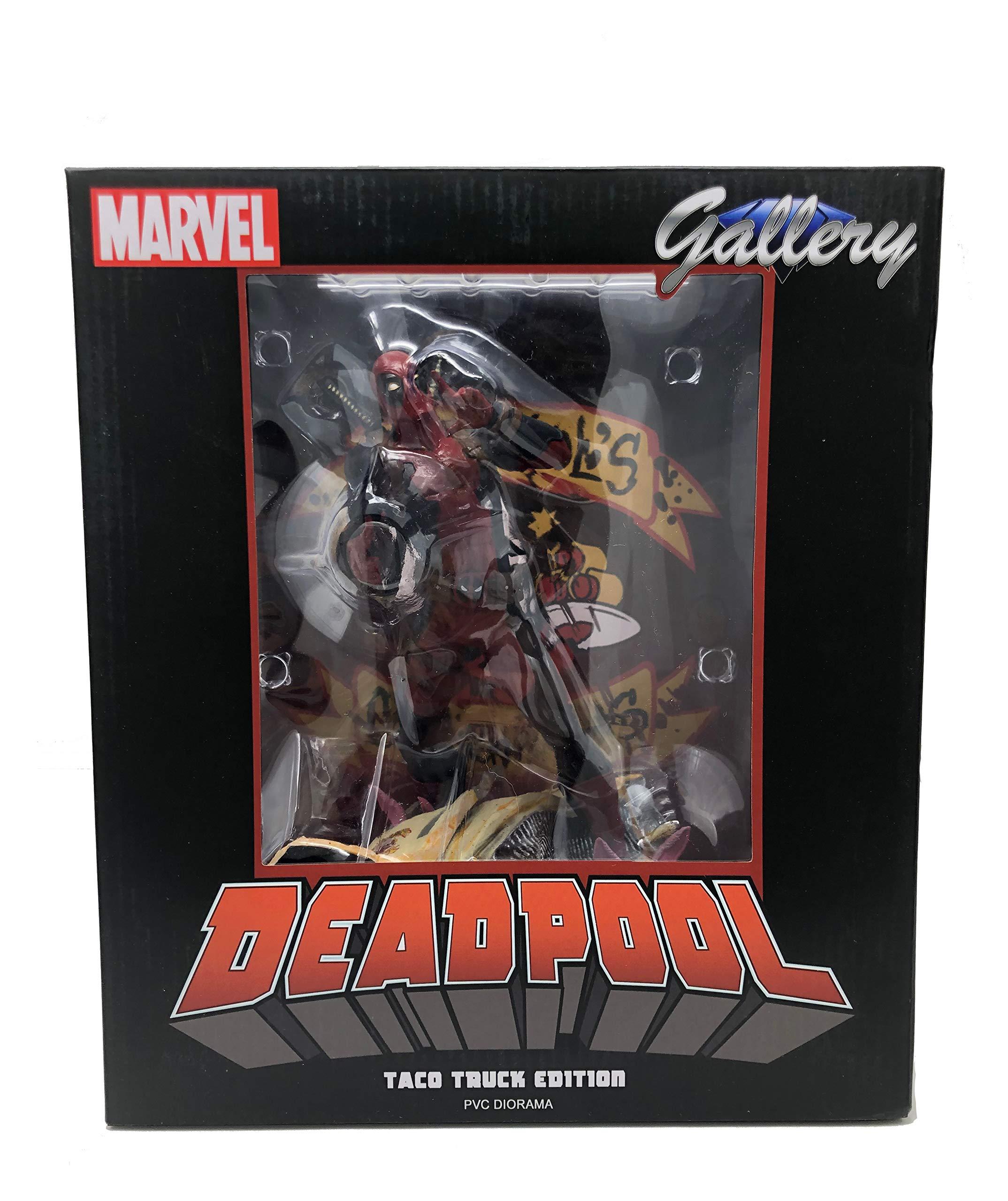 DIAMOND SELECT TOYS Diamond Select Toys Marvel Gallery: Taco Truck Deadpool PVC Diorama Figure