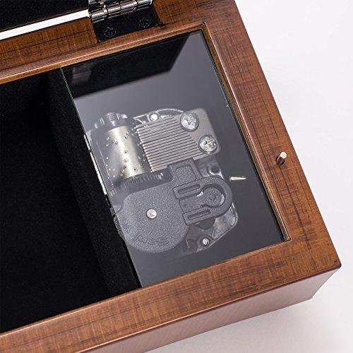 Cottage Garden Cottage Garden Love My Yorkie Rich Woodgrain Finish Petite Jewelry Music Box - Plays Song Wonderful World