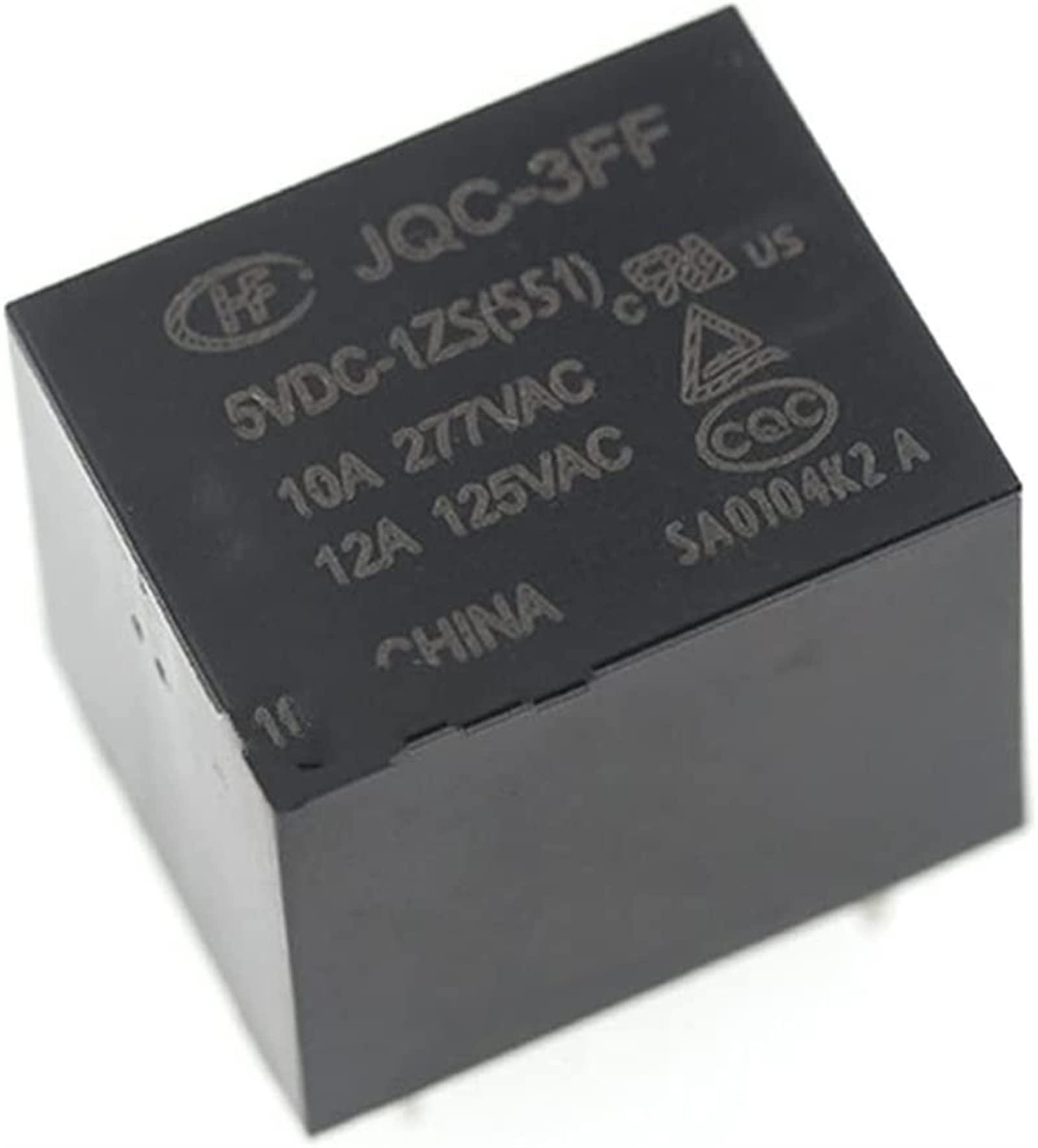 POWTAXBJGD POWTAXBJGD Relays Relay 5PCS HF- JQC-3FF-5 005 9 009 12 012 24 024 VDC -1ZS 1HS Relay (Size:JQC-3FF-024-1HS-)