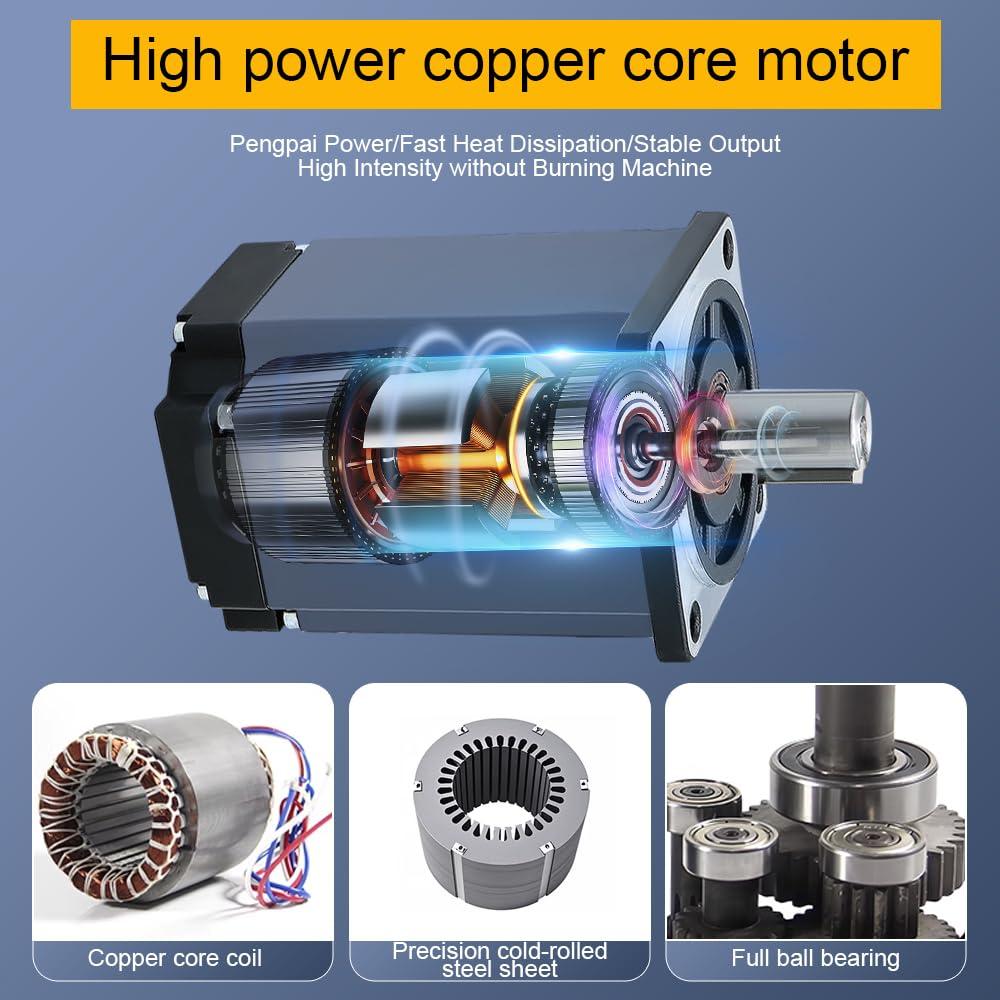 LCRHLCNC LCRHLCNC Servo Motor 400w 600w 750w with 60 80 Flange 17 Bit Absolute AC 220V Servo Driver High Accuracy Magnetic Servo 3000-6000RPM (600)