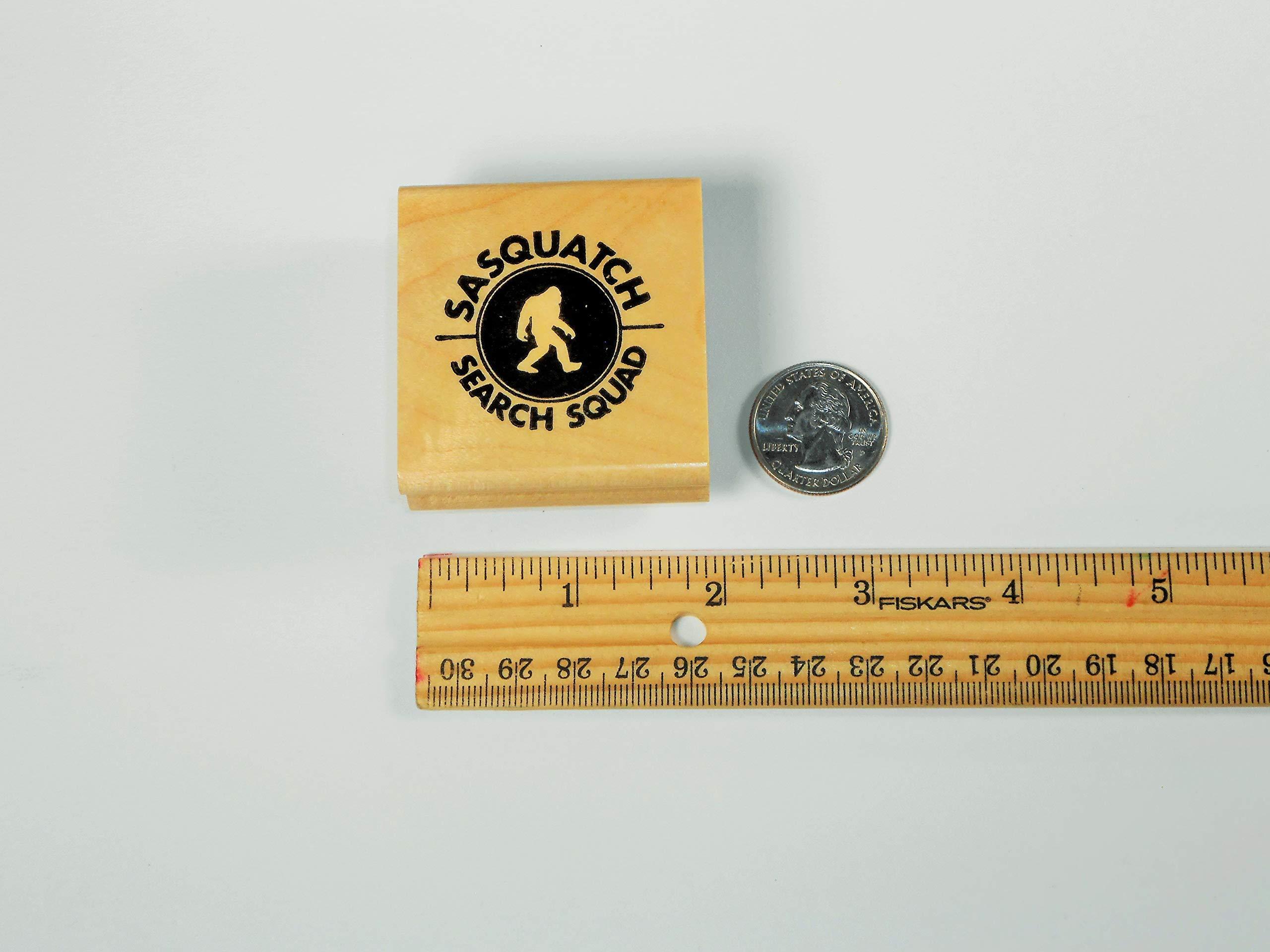 Generic Sasquatch Search Squad Mounted Rubber Stamp - Bigfoot, Yeti