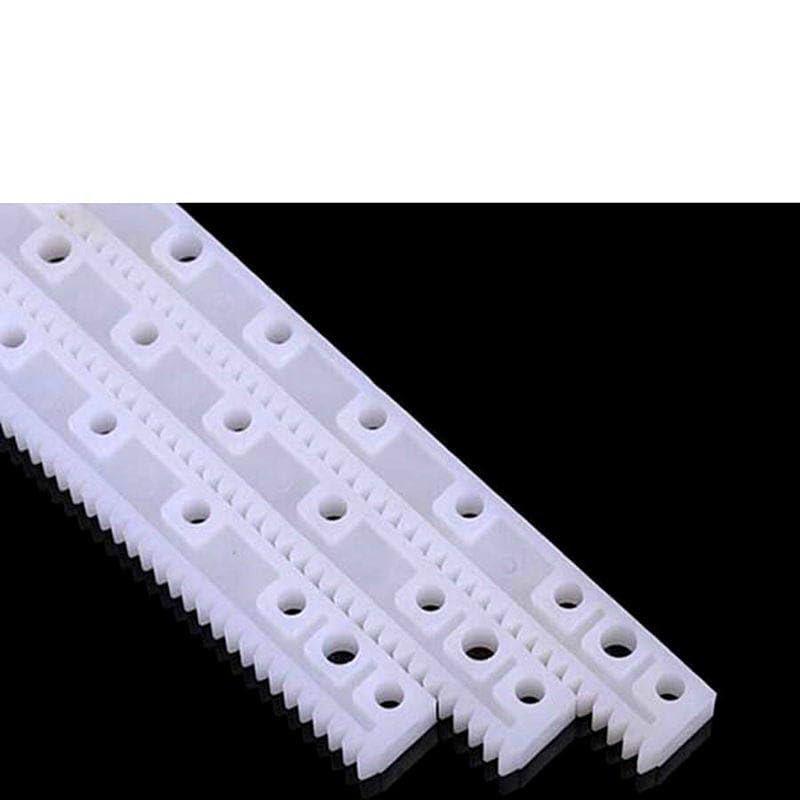 Generic 20pcs Long Strip Rack Gears 0.5 Modulus Plastic Gear Plastic Connecting Rod Toy Parts Pinion Transmission Set Drive