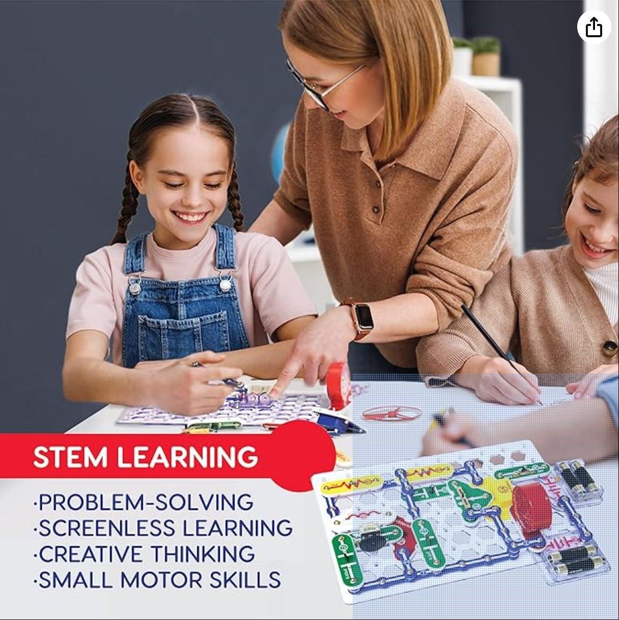 Snap Circuits Snap Circuits Extreme SC-750 Electronics Exploration Kit - Over 750 Projects, Full Color Manual, 80+ Parts for STEM Education, Kids 8+