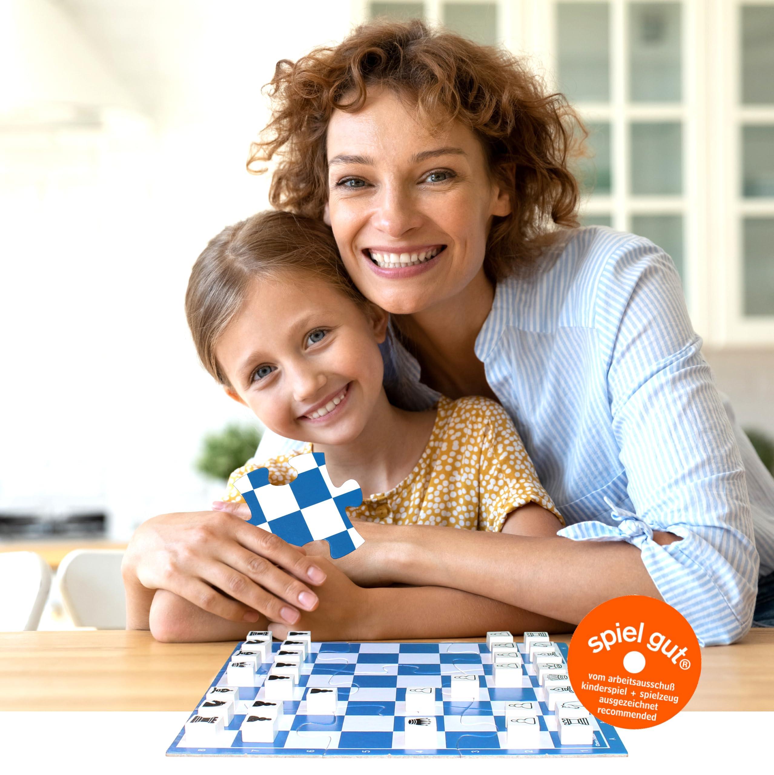 Chess Junior Chess Junior - Chess Set for Kids Ages 4 5 6 7 8, Board Game, Winner of The Brain Child Toy Award, Blue