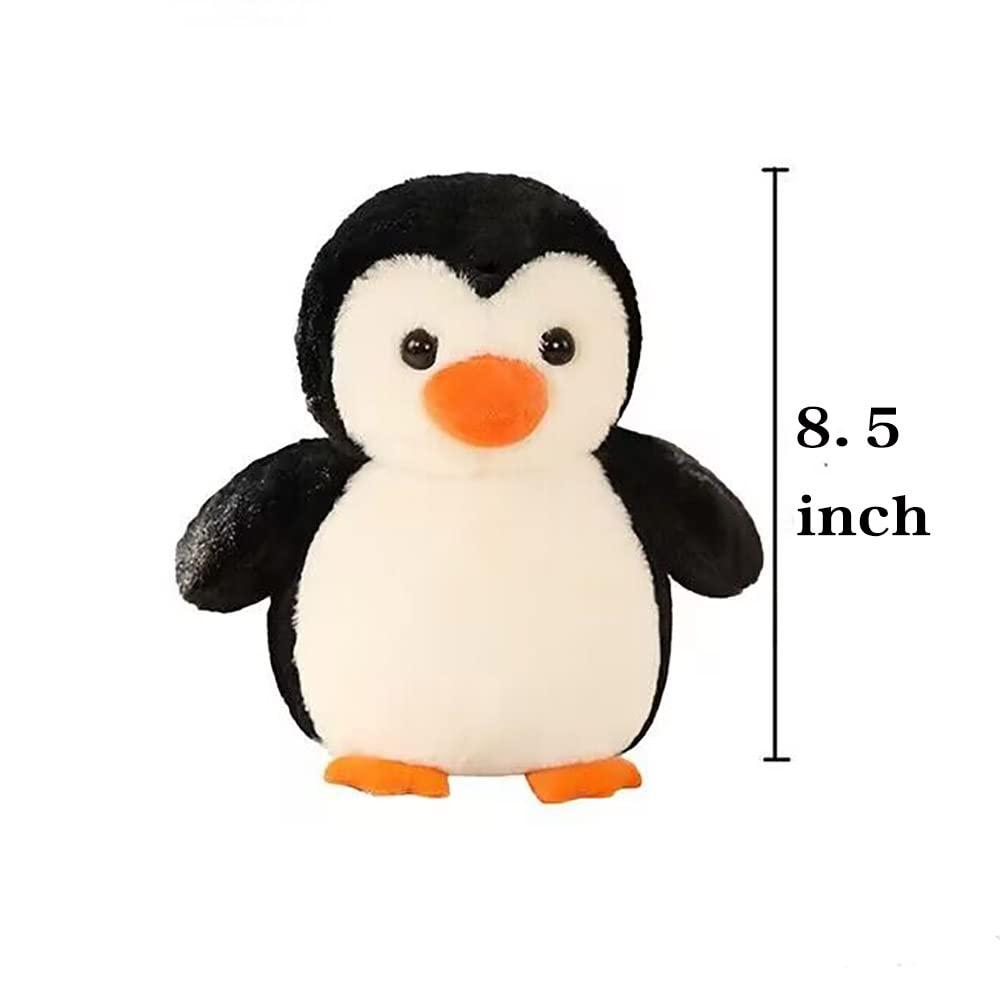 YUKOUQIAN YUKOUQIAN Penguin Stuffed Animal Cute Penguin Plush Doll Toy 8.5 inch Gift for Girls Boys Christmas (Penguin)
