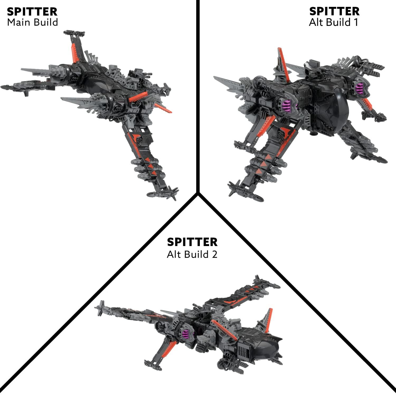 SNAP SHIPS Snap Ships Komplex Spitter K.L.A.W Missile Cruiser - Build to Battle - 3 Different Builds - Ages 8+
