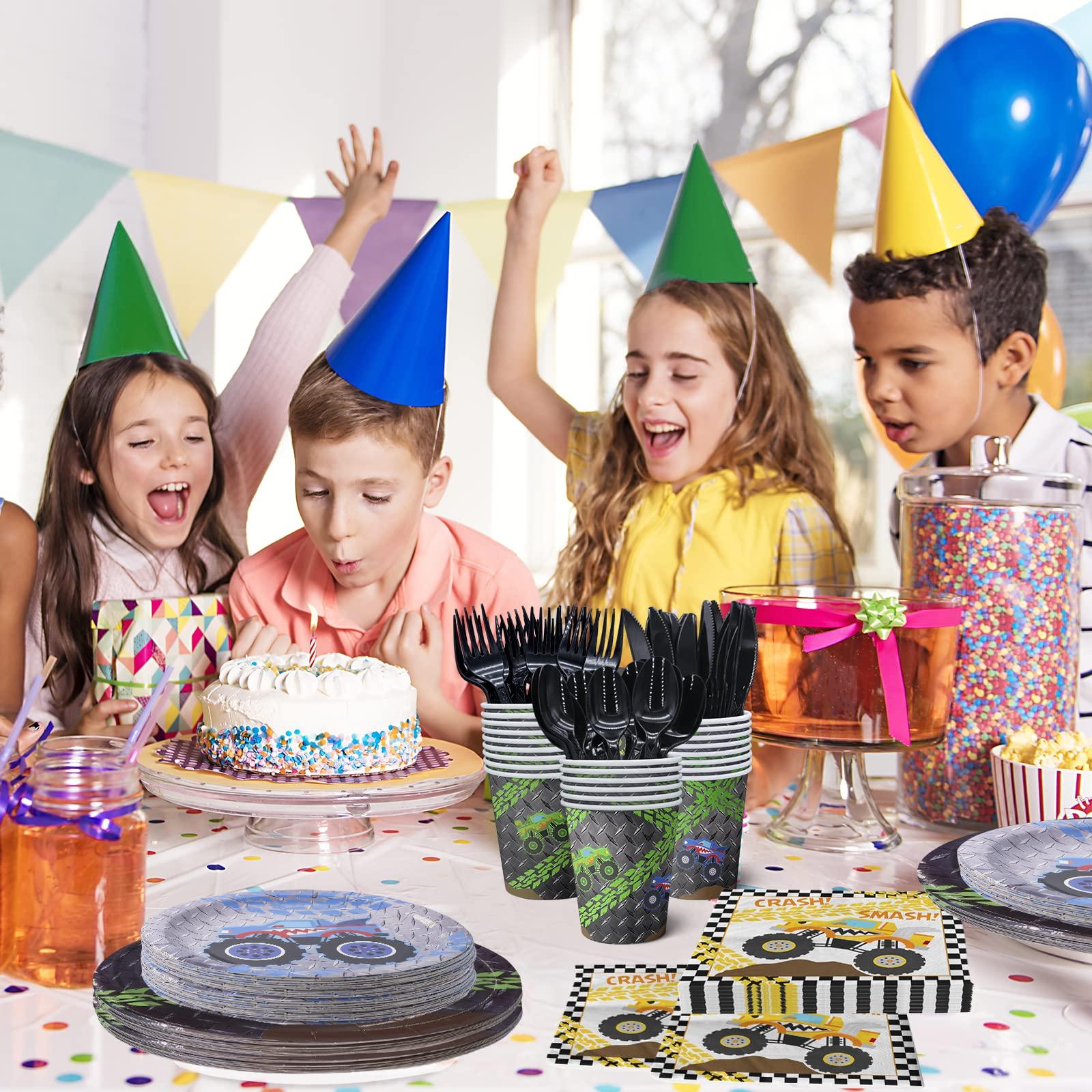 SamPartyShop Monster Truck Party Favor Monster Truck Party Supplies Monster Truck Party Plates and Napkins