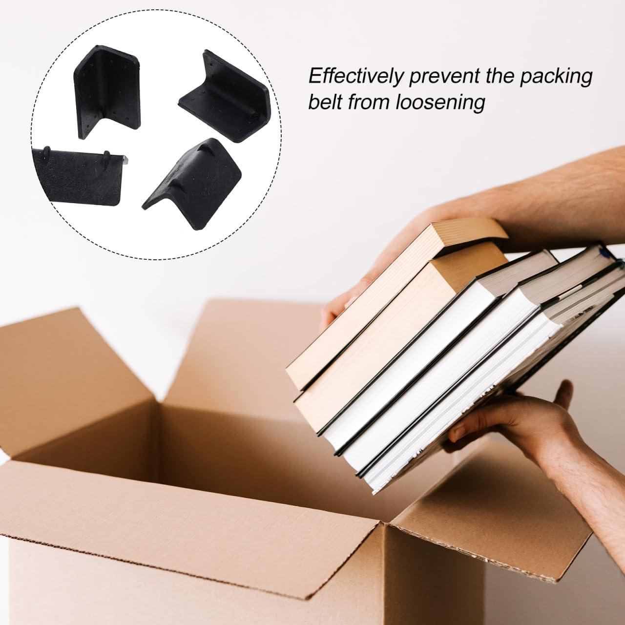 IWOWHERO IWOWHERO 100 Pcs Corner Guard Strap Guards for Shipping Boards Corner Protectors Corners Guard Packaging Cardboard Edge Protector Cargo Protector Fixed Angle Plastic Box Shape
