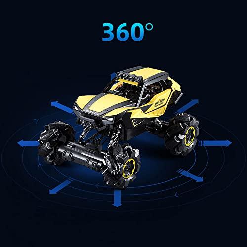 KAIKEA KAIKEA 1/16 Scale Lateral Drift RC Stunt Car, 2.4G High-Speed 4WD Off-Road Climbing RC Truck with Dual Motors, 360 Rotation All-Terrain Toys Vehicles