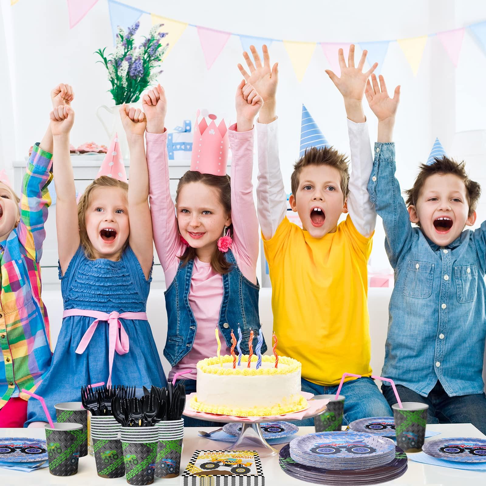 SamPartyShop Monster Truck Party Favor Monster Truck Party Supplies Monster Truck Party Plates and Napkins