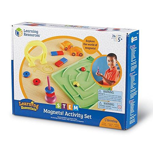 Learning Resources Learning Resources STEM Magnets Activity Set, Science Lessons, 24 Pieces, Ages 5+