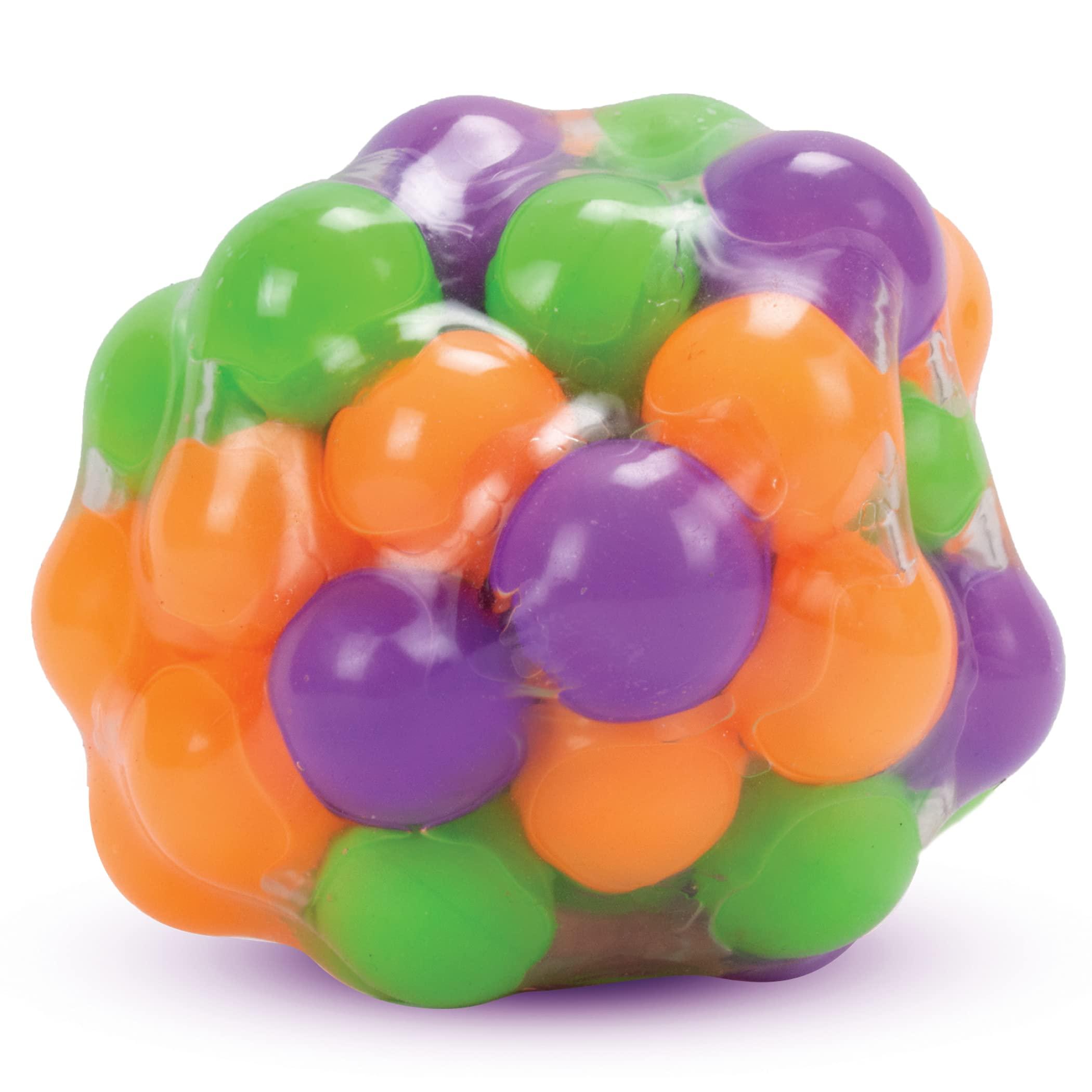 Play Visions Giant Molecule Stress Ball: Squish, Stretch, and Squeeze This Giant Orb Packed With Goo-Covered Spheres