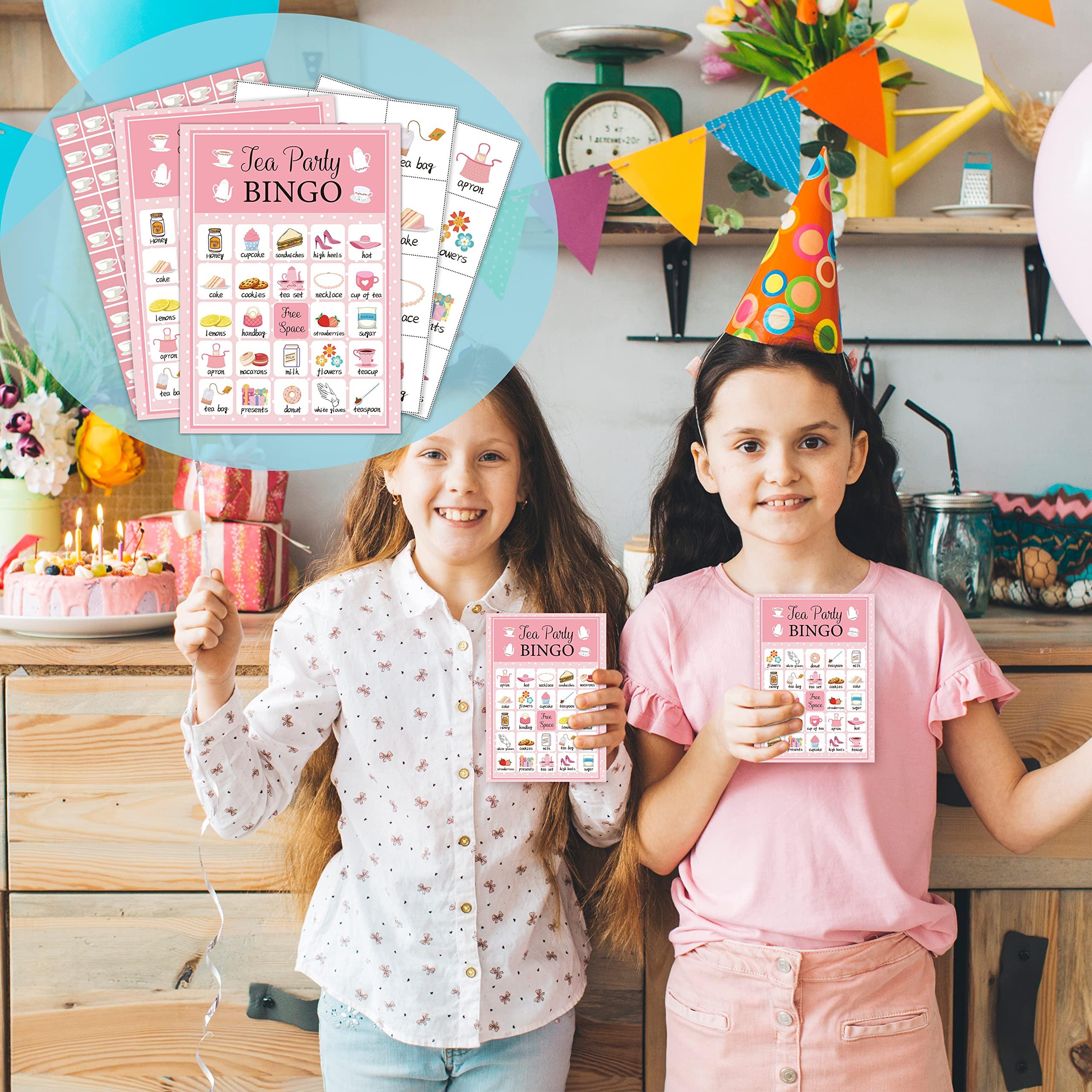 Zodvery Zodvery Tea Party Bingo Cards, Tea Party Activities Bingo Game, School Party, Birthday, Bridal Shower, Garden Tea Party, Family Activities Party, Group Activity - 24 Players/08chahui