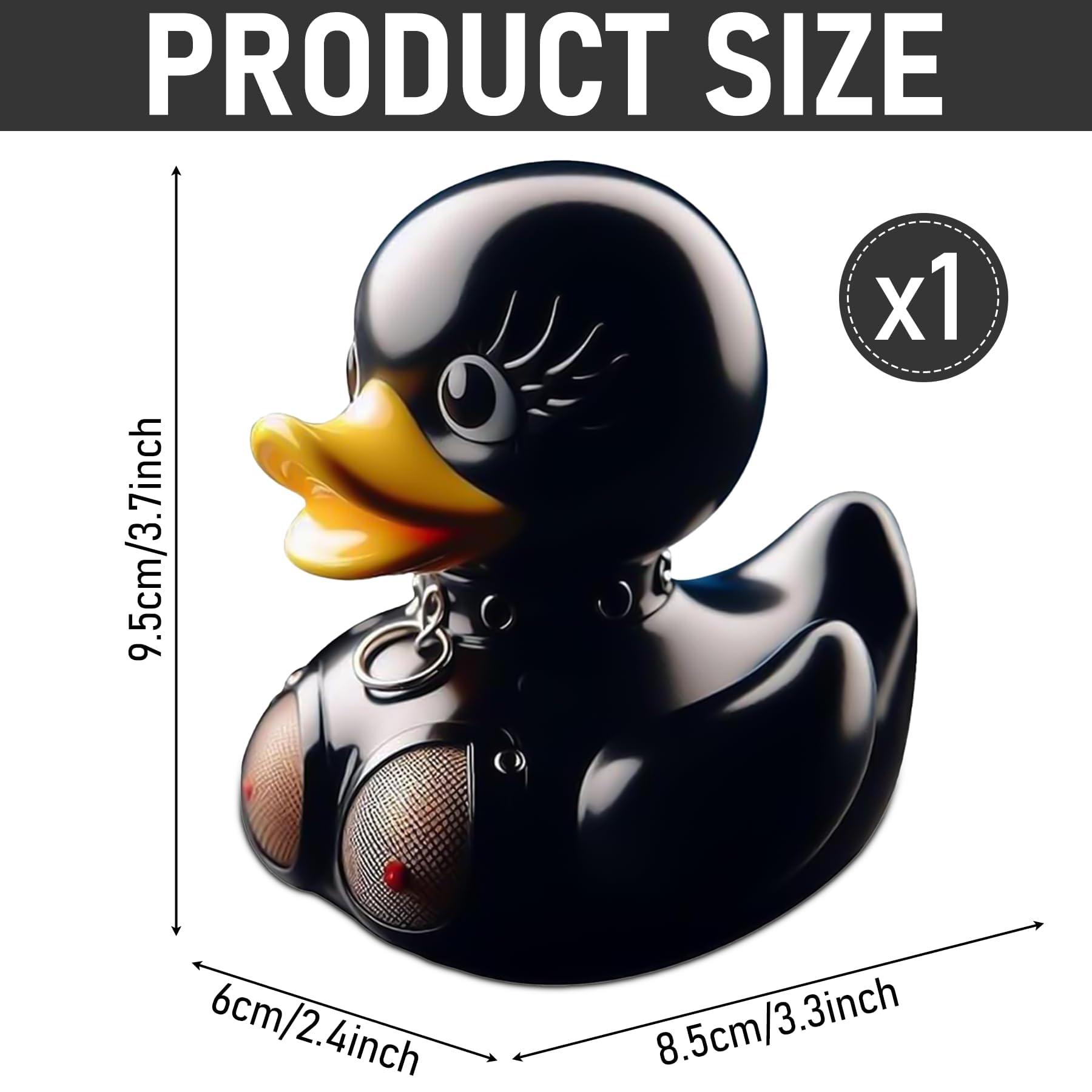 donciety donciety Unique Rubber Duck, Gothic Duck Satanic Duck, Gothic Cyberpunk Resin Punk Ducks, Dancing Duck, Goth Girl Duck, Satanic Duck Gothic Gifts Home Decor New Year\'s Gift (Dancer Duck)